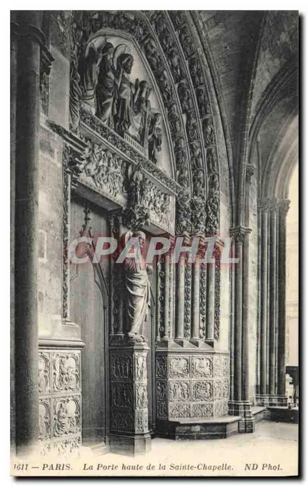 Paris — Hoher Tor der Sainte-Chapelle — ND Fotografie - Vorderseite