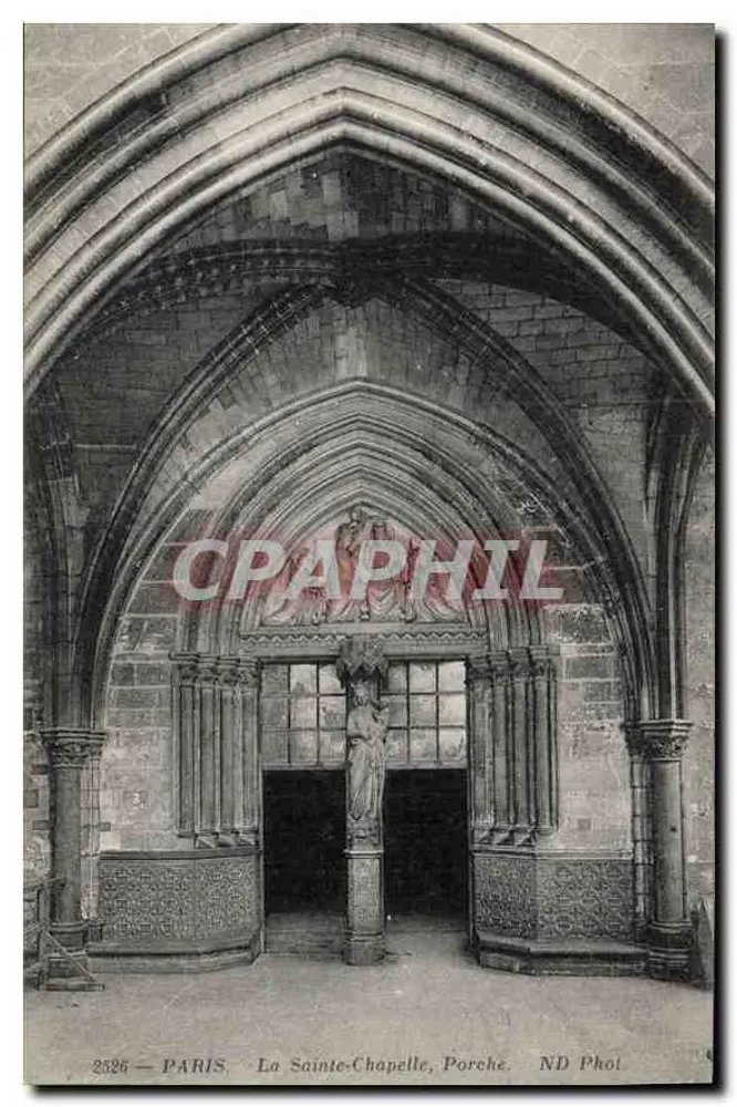 Paris — A Santa Capela, Portal — ND Phot. - Frente