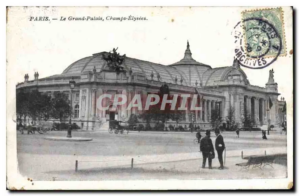 Paris — O Grand Palais, Champs-Élysées — Arquivos - Frente