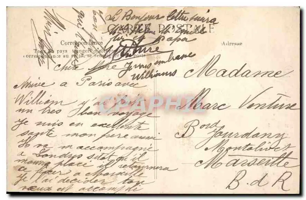 पेरिस - सेंट-डेनिस के द्वार - 1671 में लुई चौदहवें के विजय के स्मारक के रूप में बनाया गया, वास्तुकार ब्लॉंडेल - निर्माता बर्टिस्ट्ड, नंबर 4181 - पीछे