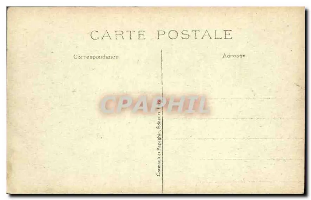 Paris — Der Tuileries-Garten und das Pavillon de Rohan — A.P. - Rückseite