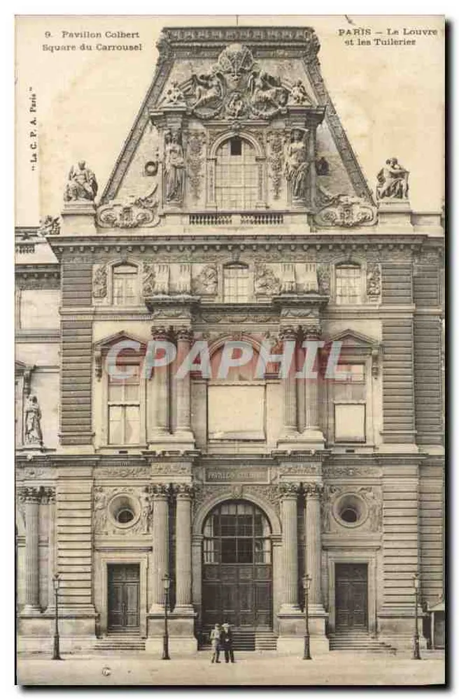 Pavillon Colbert — Square du Carrousel — La C.P. A. Paris n°9 - Vorderseite