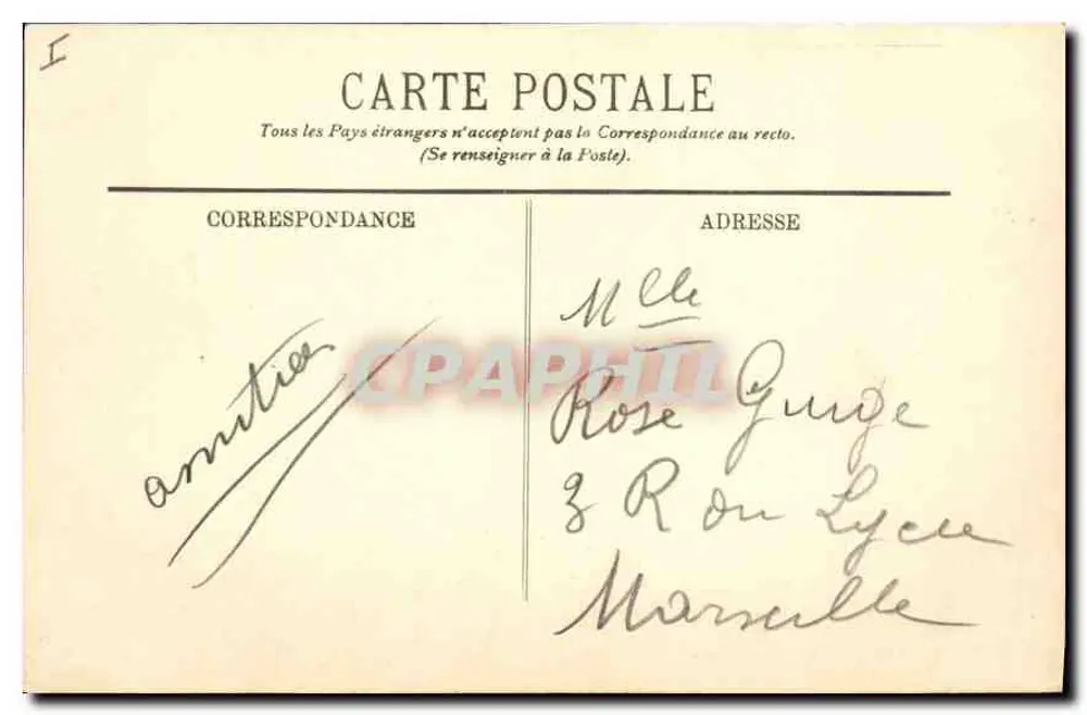 París — La Rue Royale y la Madeleine — LL. n° 59 - Reverso