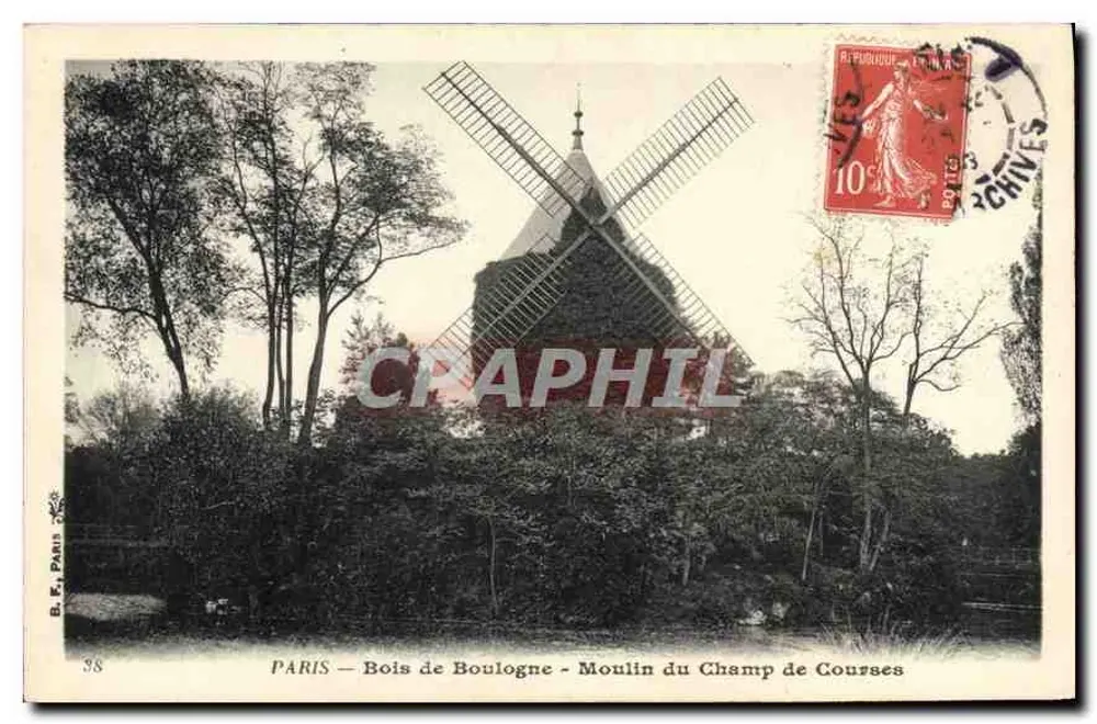 PARIS — Bois de Boulogne — Moulin du Champ de Courses — B.E. Paris n°38 - Vorderseite