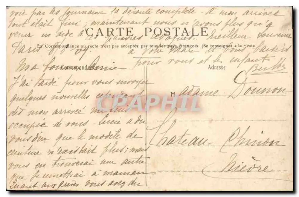 PARIS — Buttes-Chaumont — Der Todesbrücke und der Belvédère - Rückseite