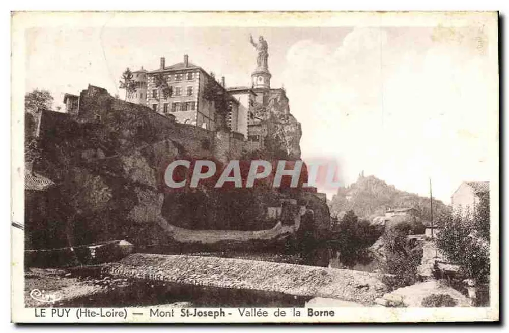 Le Puy (Hte-Loire) — Mont St-Joseph - Tal der Borne - Vorderseite