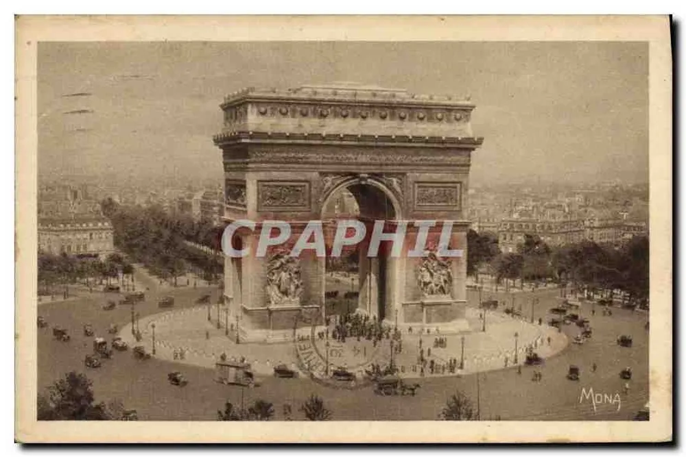 Arc de Triomphe — Paris — Edition Mona - Vorderseite