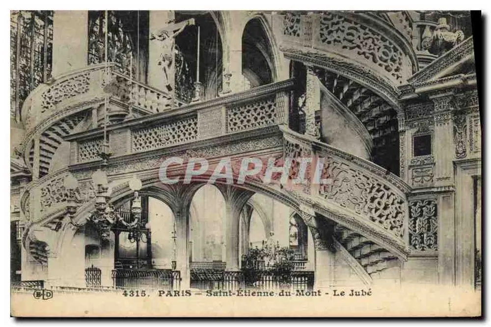 Paris - Saint-Etienne-du-Mont - O Jubé — Editora E.D., n° 4315 - Frente