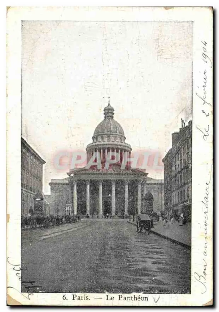 Paris — O Panteão — n°6 - Frente