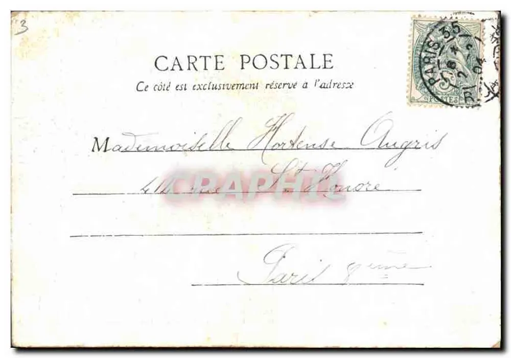 Paris — O Panteão — n°6 - Verso