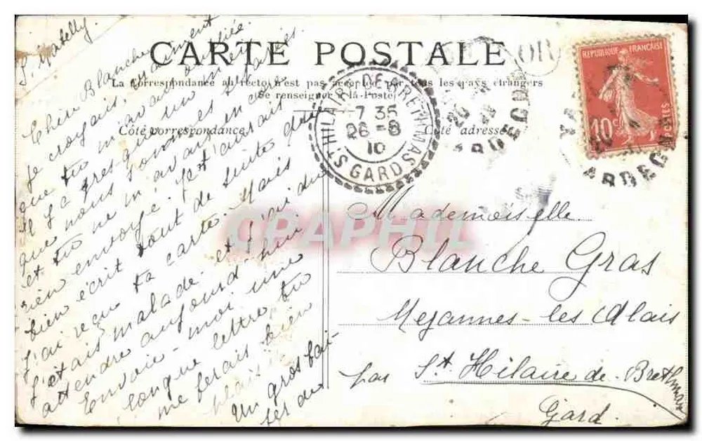 Paris — Jardin du Luxembourg — éditeur anonyme - Verso