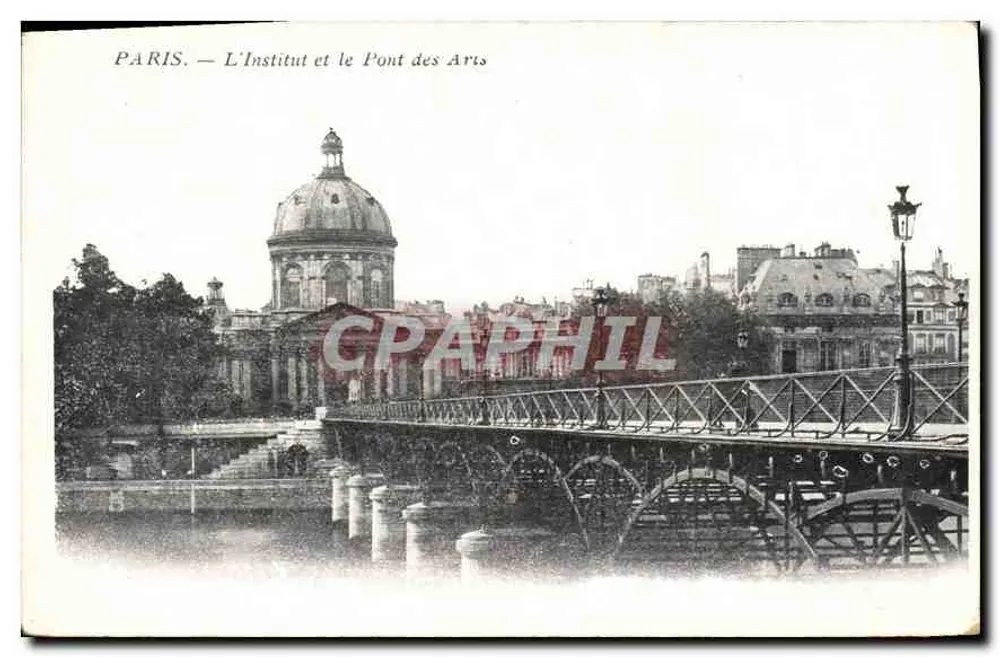 Paris — A Instituição e o Ponte dos Artes - Frente