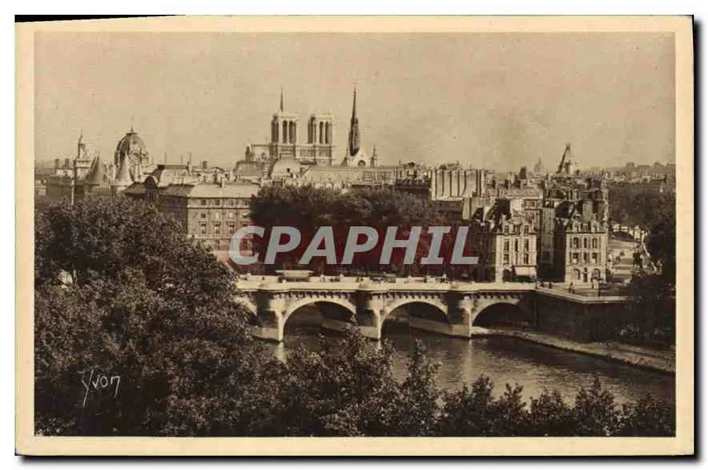 Paris. A Cidade e o Pont Neuf — Edição de Arte YVON, Paris - Frente