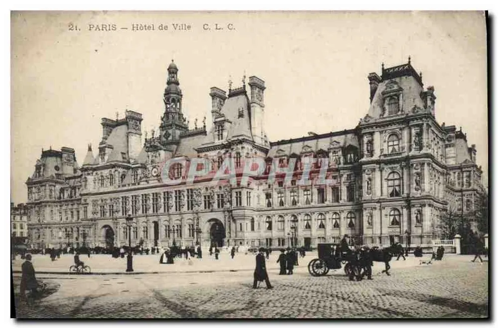 Paris — Hotel de Ville — C. L. C. — n°21 - Frente
