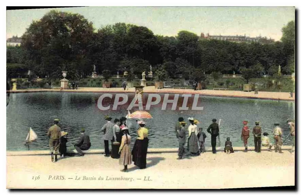 PARIS — Der Luxembourg-See — LL. — n° 136 - Vorderseite