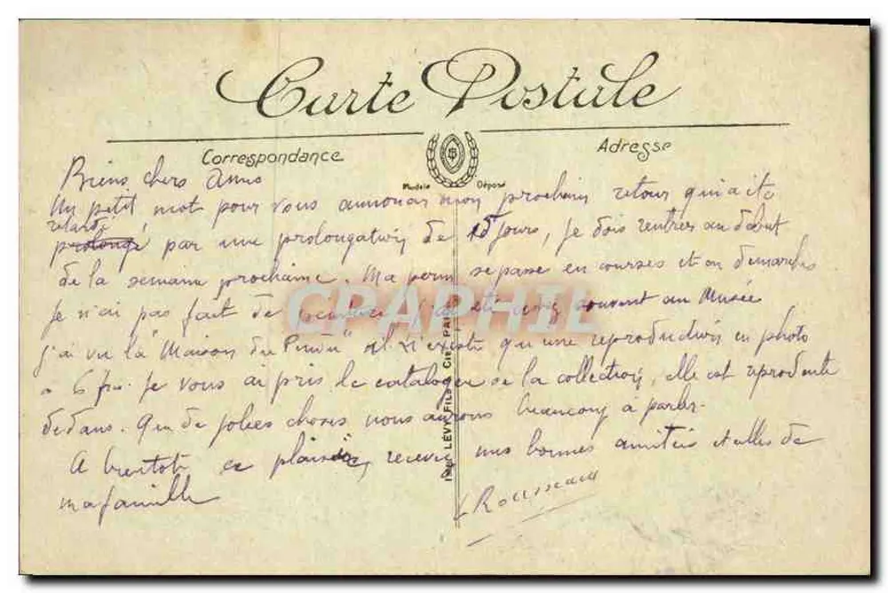 PARIS — O Jardim do Luxembourg — 159 - Verso