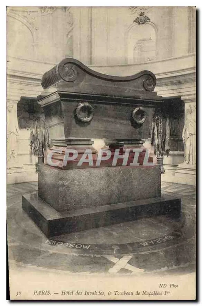 PARIS — Hôtel des Invalides, das Grab von Napoleon I — ND Phot - Vorderseite