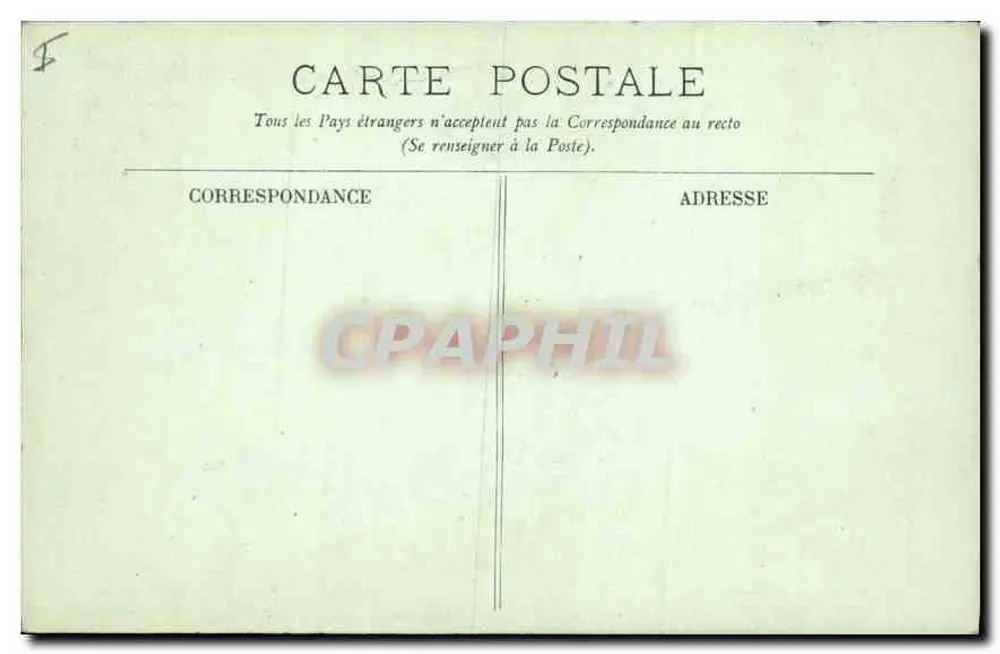 Paris — O Monumento de Gambetta - Verso
