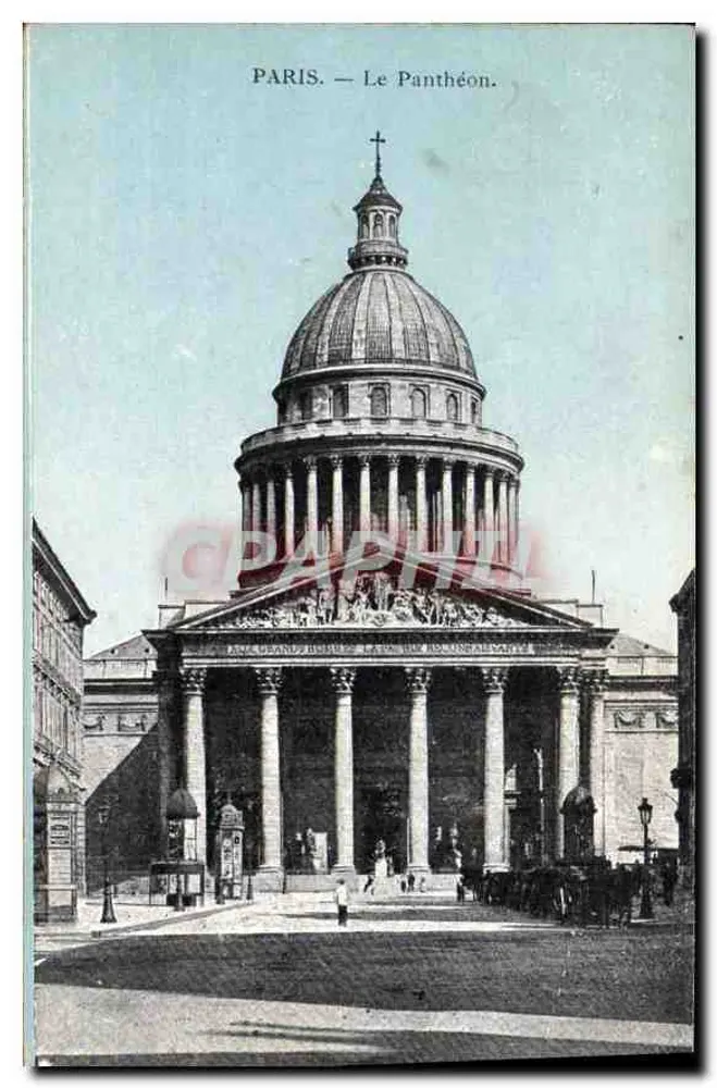 Paris — O Panteão - Frente