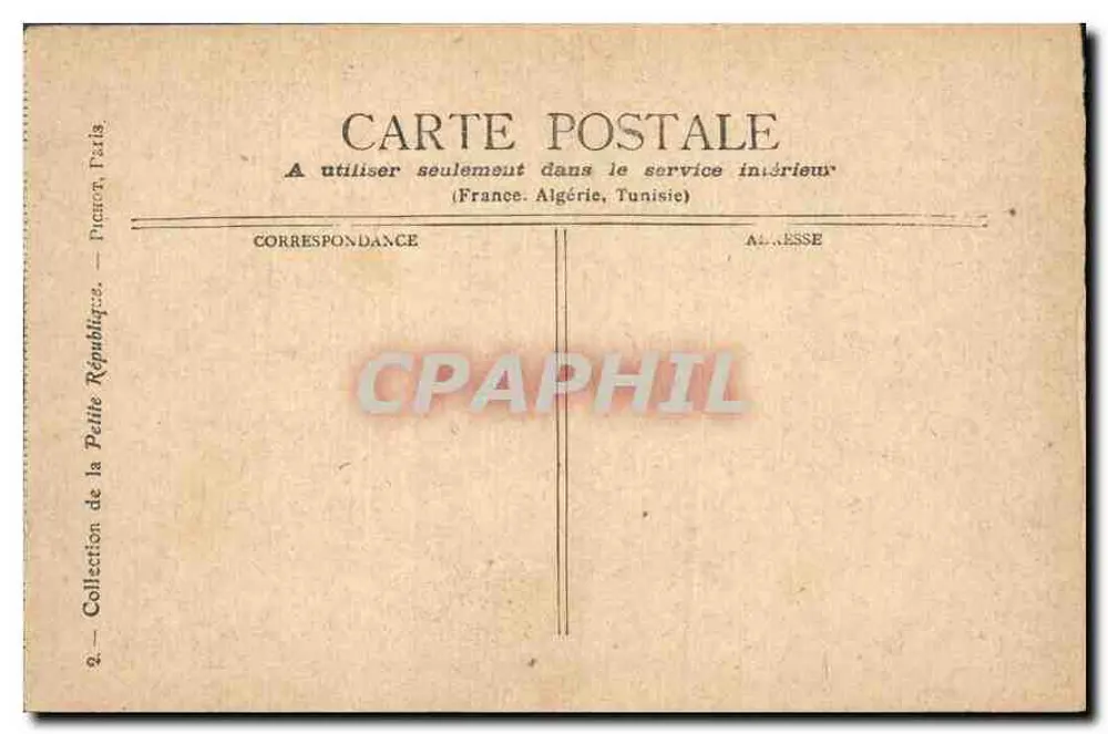 Paris — A Estátua de Étienne Dolet — Editor não identificado - Verso