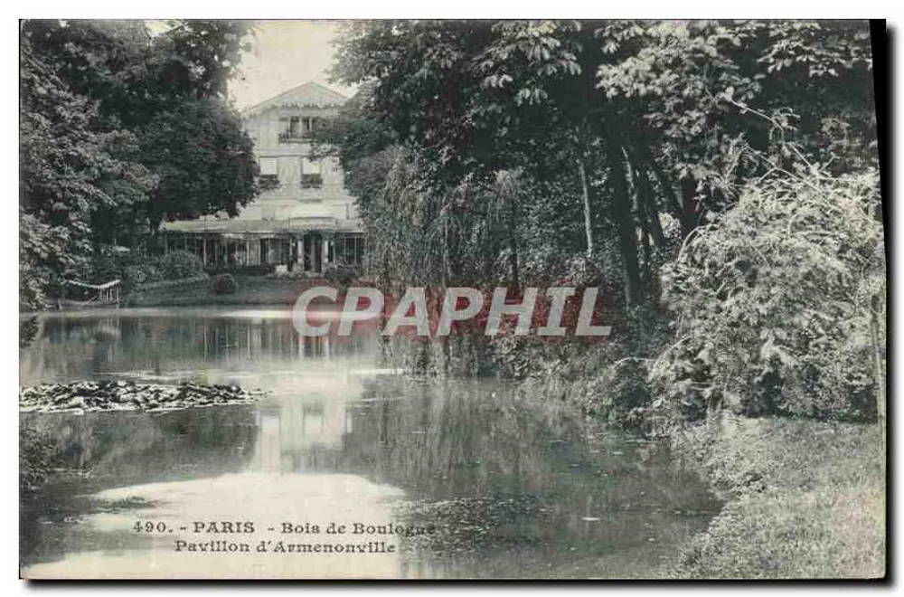 Pavillon d'Armenonville — Bois de Boulogne — Paris — n°490 - Vorderseite