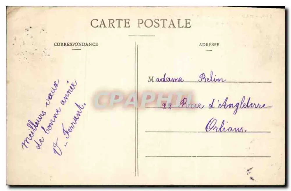 Paris - Das Mühle von Longchamp im Bois de Boulogne — Moderne Ansichtskarte-Nr. 180 - Rückseite