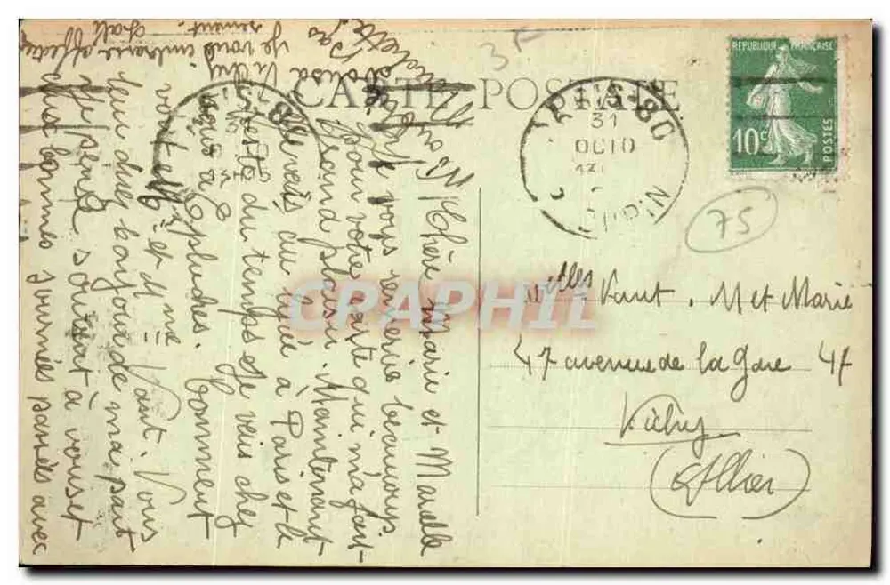 O Panteão — Paris — M. Tout PARIS, n°142 - Verso
