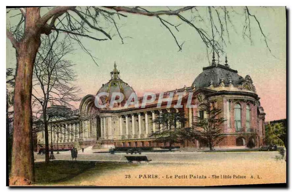 Paris - O Pequeno Palácio - The Little Palace - A.L. - n°28 - Frente