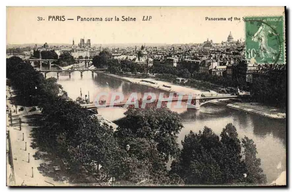 PARYŻ — Panorama nad Seiną — LIP - Awers