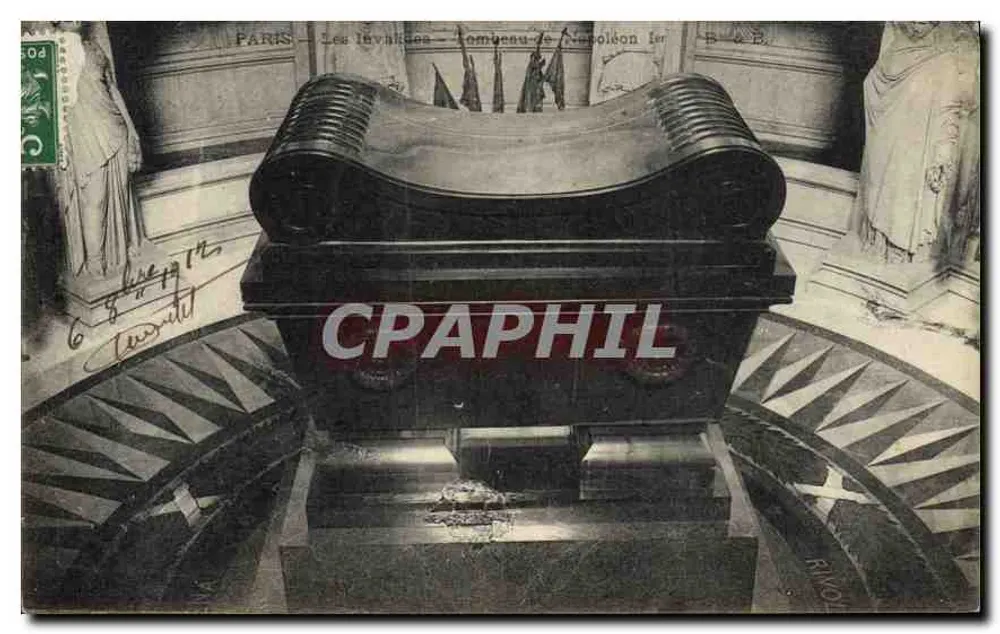 Paris - Les Invalides - Túmulo de Napoleão I — editor Rivoli, n° 504 - Frente