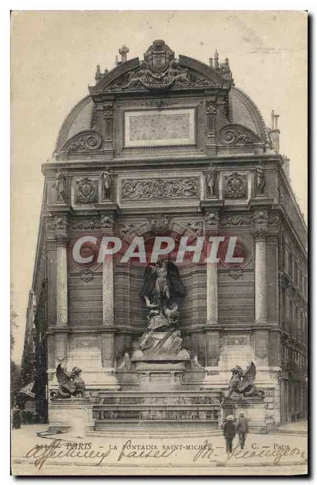 Paris - Fonte Saint-Michel — C. Paris, editora - Frente