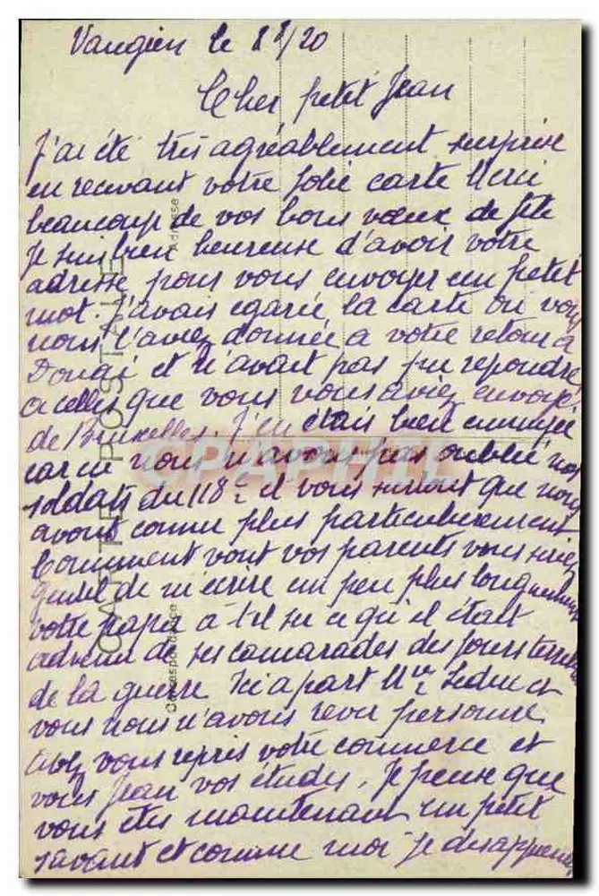 Paris — Avenue des Champs-Élysées und der Arc de Triomphe — A.P. n°34 - Rückseite