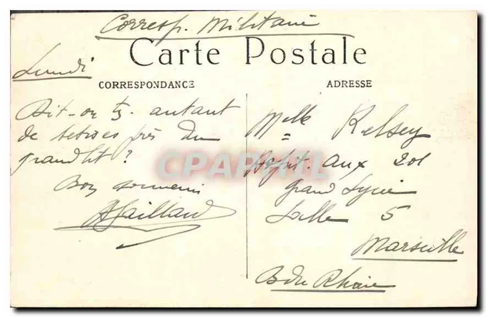 Paris - Parc Monceau - A Rotonda — M.J. — n° 505 - Verso