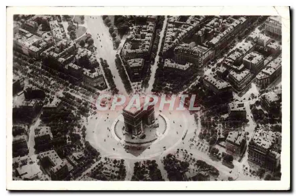 Place de l'Étoile — vista aérea — editor desconhecido - Frente