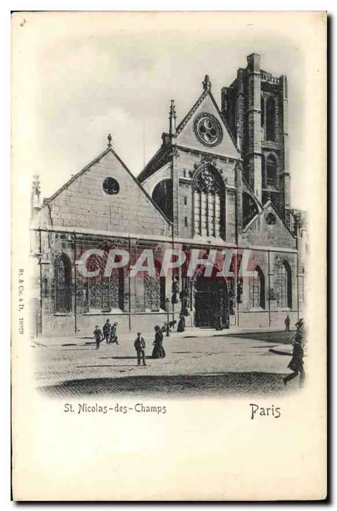 St. Nicolas-des-Champs — Paryż — St. & Co. przy D., 1902-9 - Awers