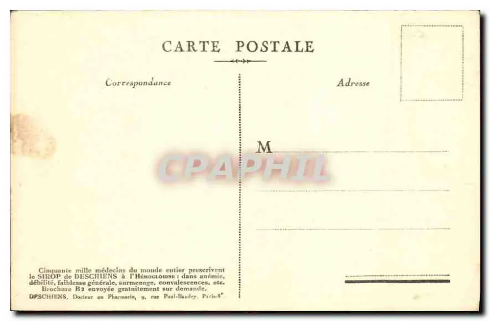 PARIS — A Sacré-Cœur — Editora Deschiens - Verso