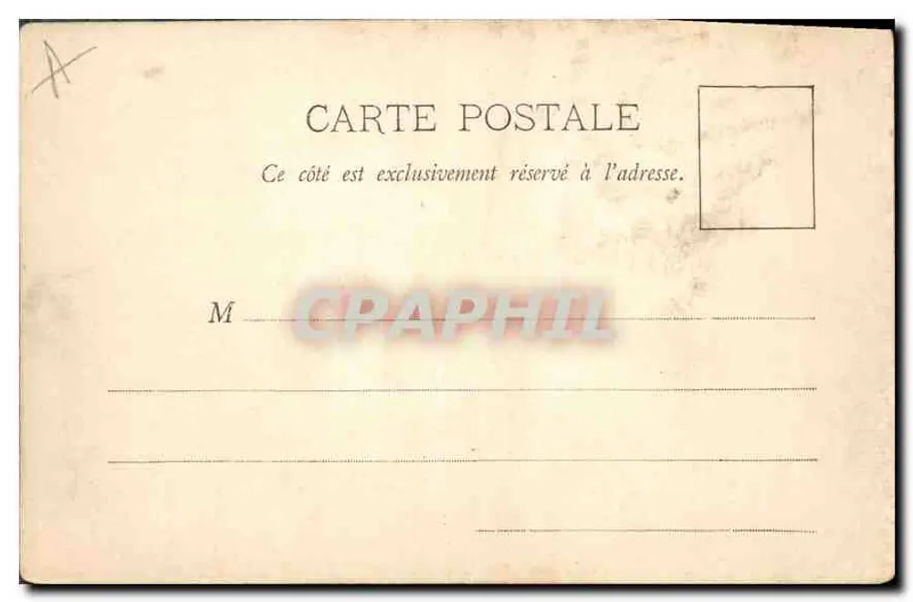 Paris — Die Place de la Bastille & die Säule von Juli — Cliché Tresse, n°16 - Rückseite