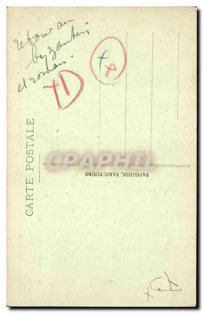 Paris - Die Basilika des Heiligen Herzens - von Abadé et Maque - n°257 - Rückseite