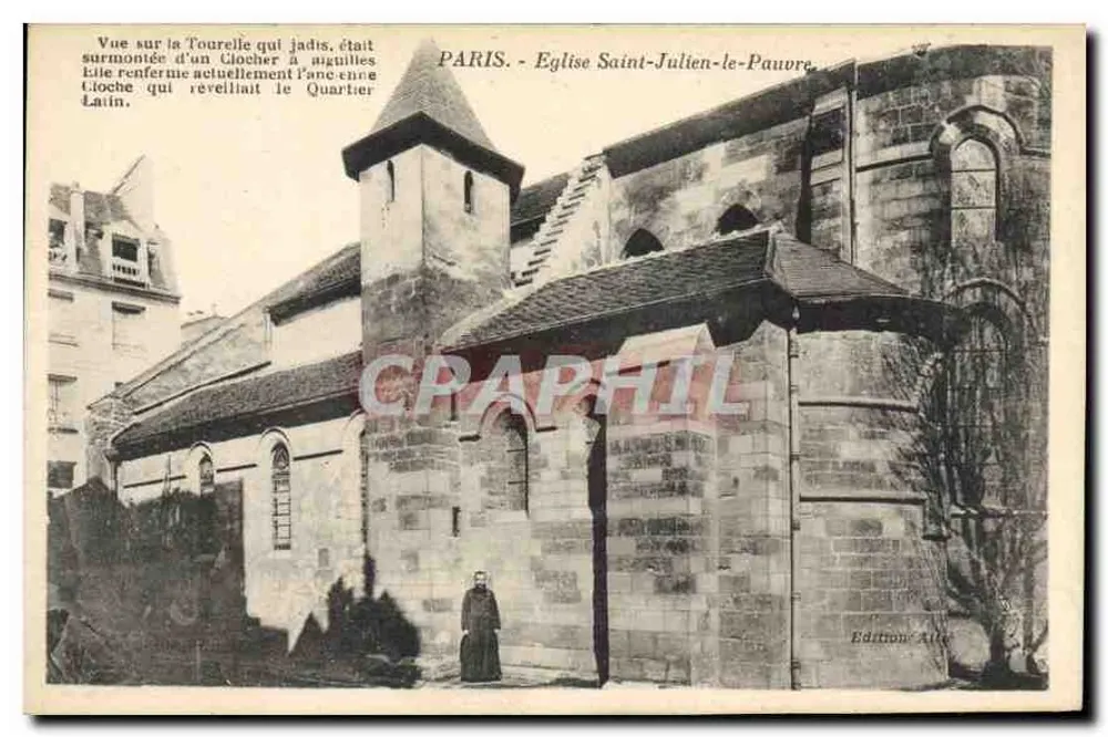 Paris - Die Kirche Saint-Julien-le-Pauvre — Edition Altea - Vorderseite