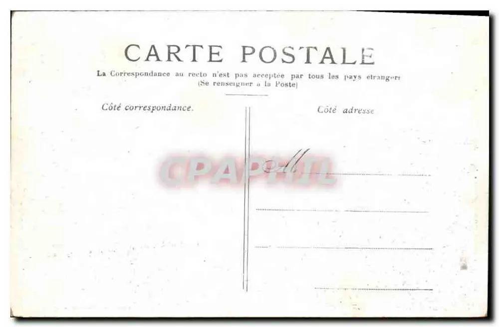 Paris — O Petit Palais — editor não visível - Verso