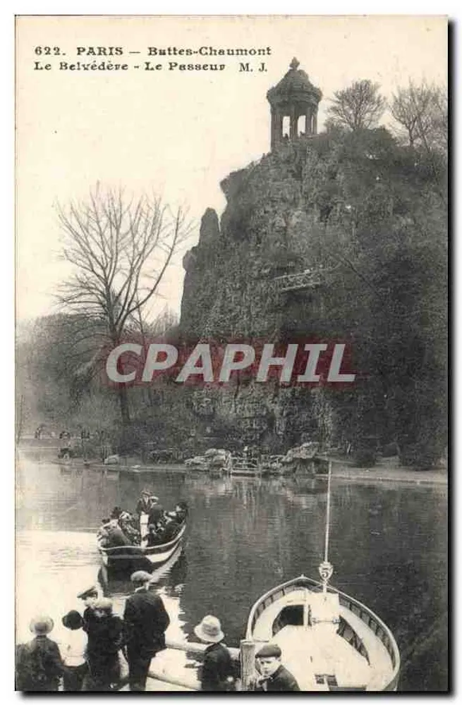 Paris - Buttes-Chaumont — Der Belvédère - Der Passeur M.J. n°622 - Vorderseite