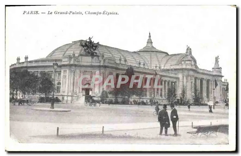 Paris — O Grand Palais, Champs-Élysées - Frente