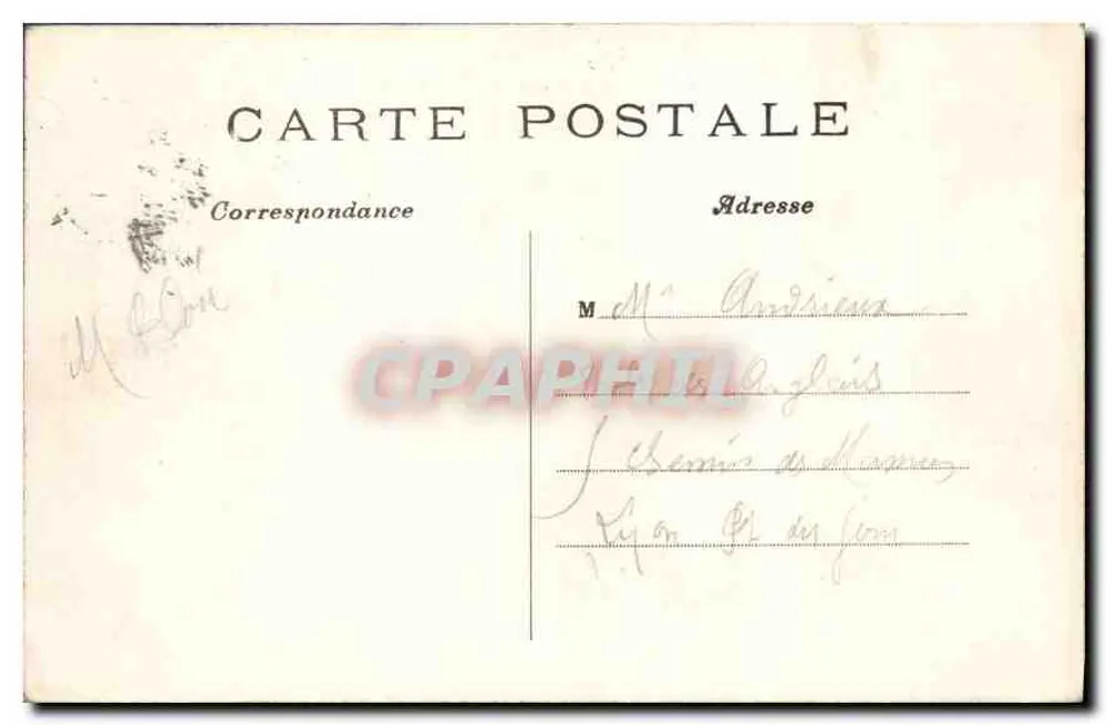 Paris - La Rue Soufflot und der Panthéon — C.M. n°126 - Rückseite