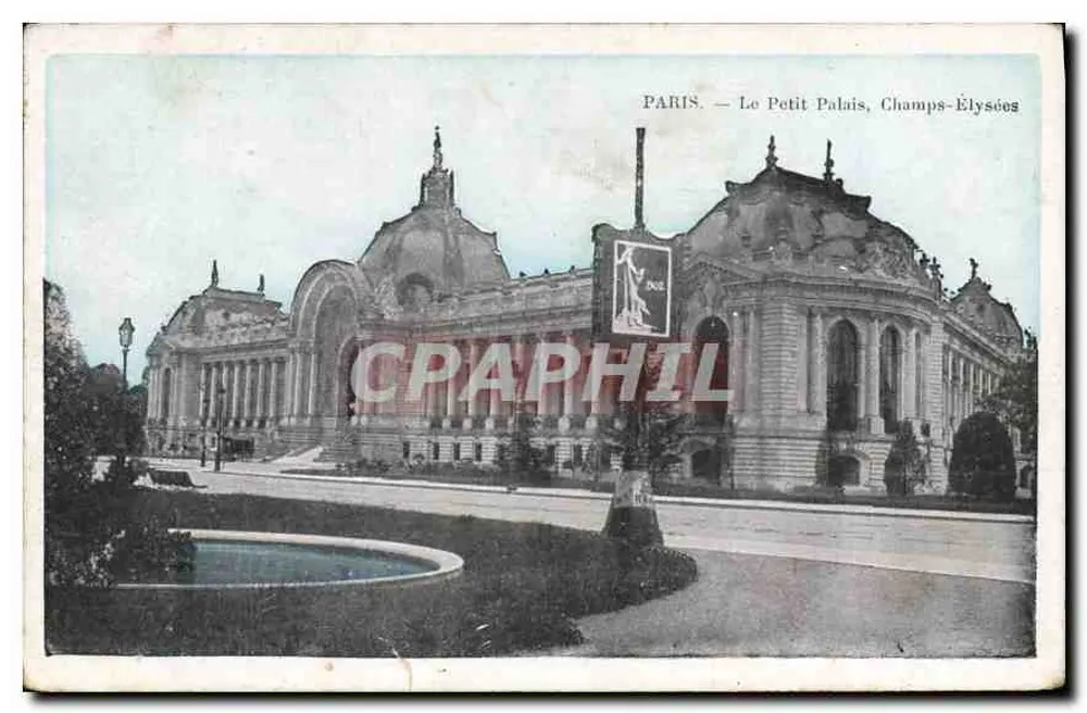 PARIS — Le Petit Palais, Champs-Élysées — éditeur C. BERTOT, Lille - Frente