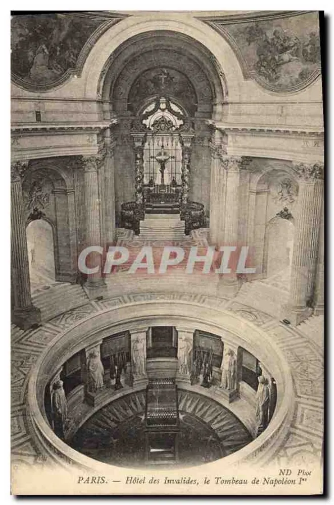 PARIS — Hotel des Invalides, das Grab von Napoleon I — ND Phot - Vorderseite