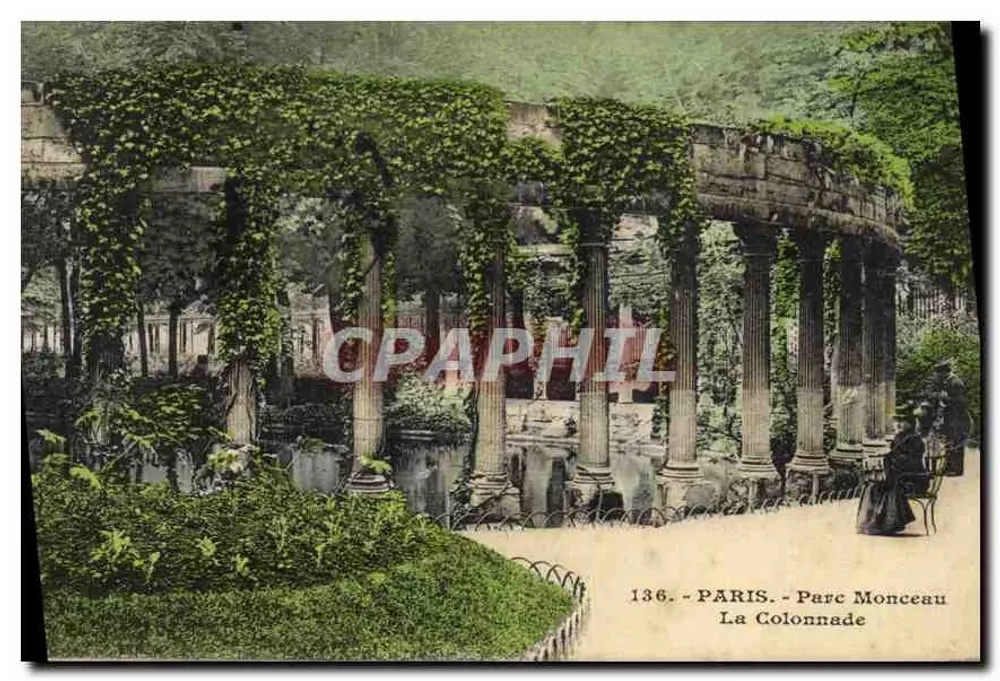 Paris - Parc Monceau - A Colunata - Frente