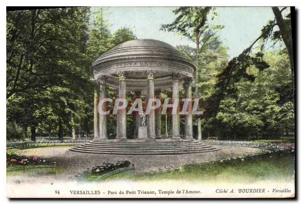 Versailles - Parc du Petit Trianon, Temple de l'Amour — Cliché A. BOURDIER - Versailles - Frente