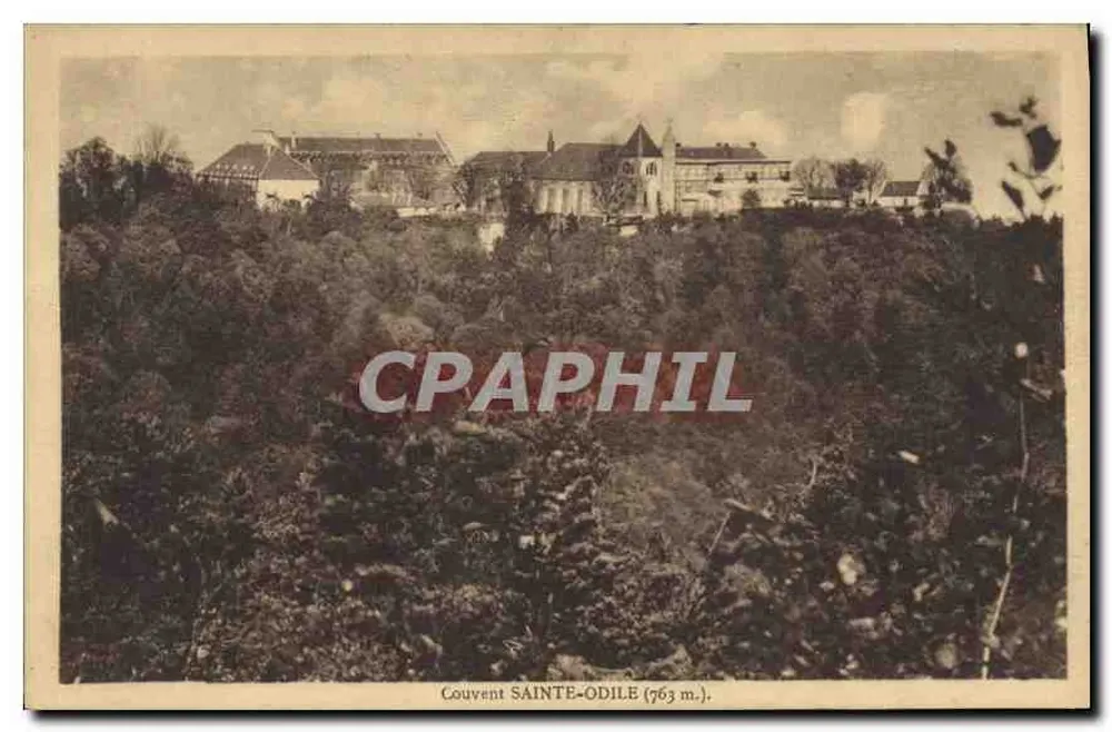 Convento de Santa Odile — (763 m.) — Félix Lulb, editor Strasbourg - Frente