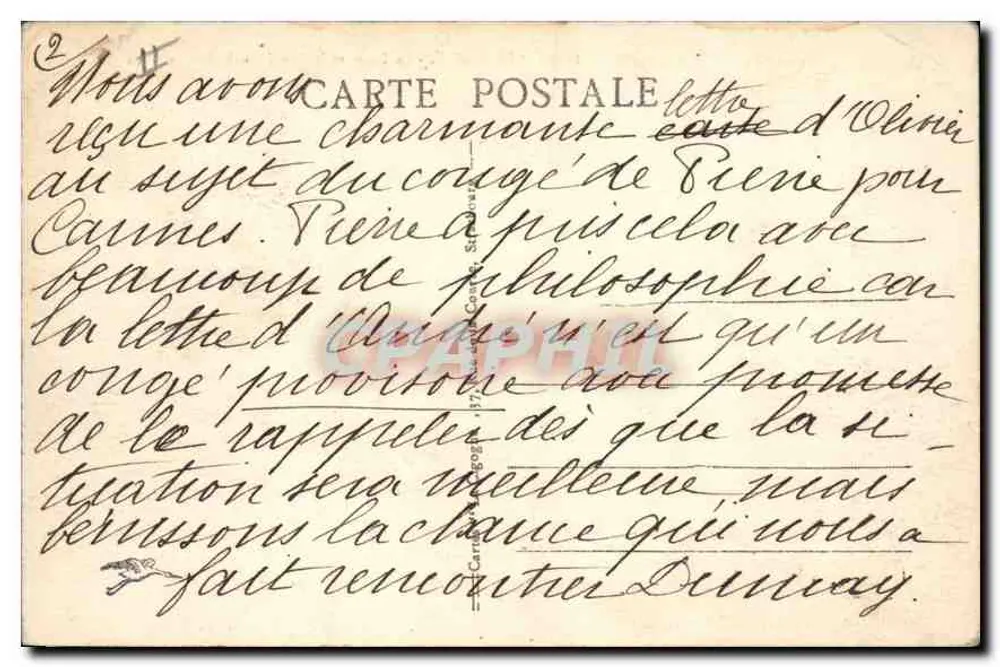 Mulhouse - Die Post und der Rhône-Rhine-Kanal - Rückseite
