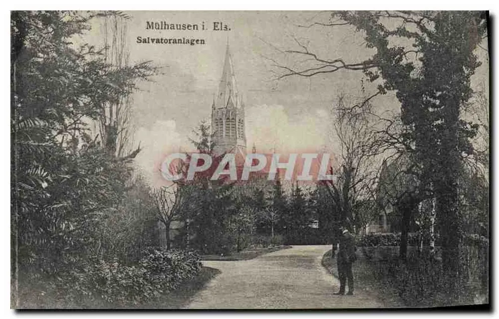 Mülhausen i. Els. — Salvatoranlagen — editor desconhecido, número de série não visível - Frente